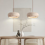 Travertin Hanglamp Met Slank Profiel En Dimbare Lichtkleuren Voor Moderne Ruimtes