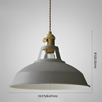 Industriële Retro Hanglamp Metaal 1‑Lichts Voor Restaurant