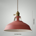 Industriële Retro Hanglamp Metaal 1‑Lichts Voor Restaurant
