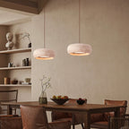 Travertin Hanglamp Met Slank Profiel En Dimbare Lichtkleuren Voor Moderne Ruimtes