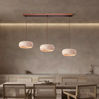 Travertin Hanglamp Met Slank Profiel En Dimbare Lichtkleuren Voor Moderne Ruimtes