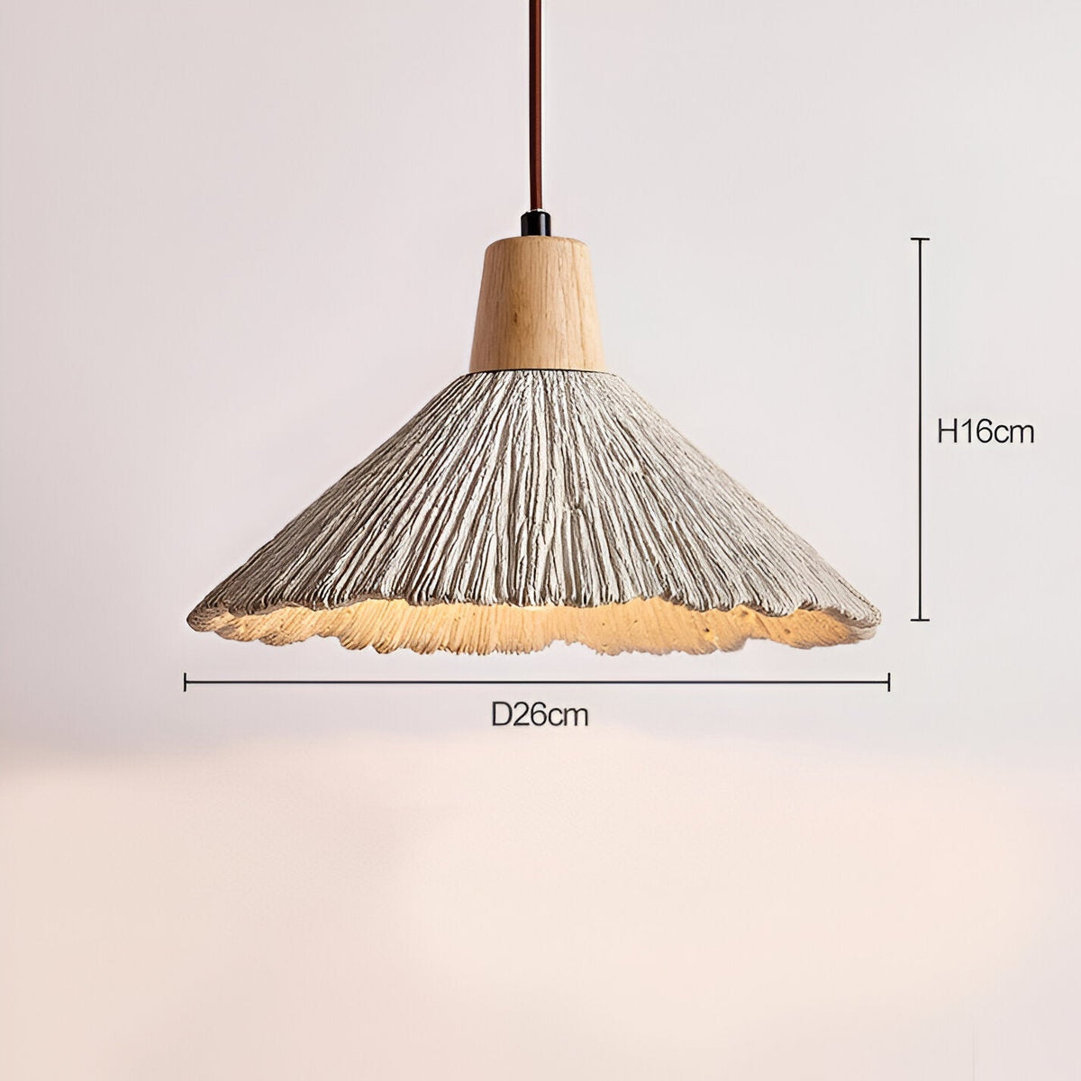 Cement Hanglamp Met Wabi‑Sabi Textuur En Zachte Lichtspreiding Voor Moderne Ruimtes