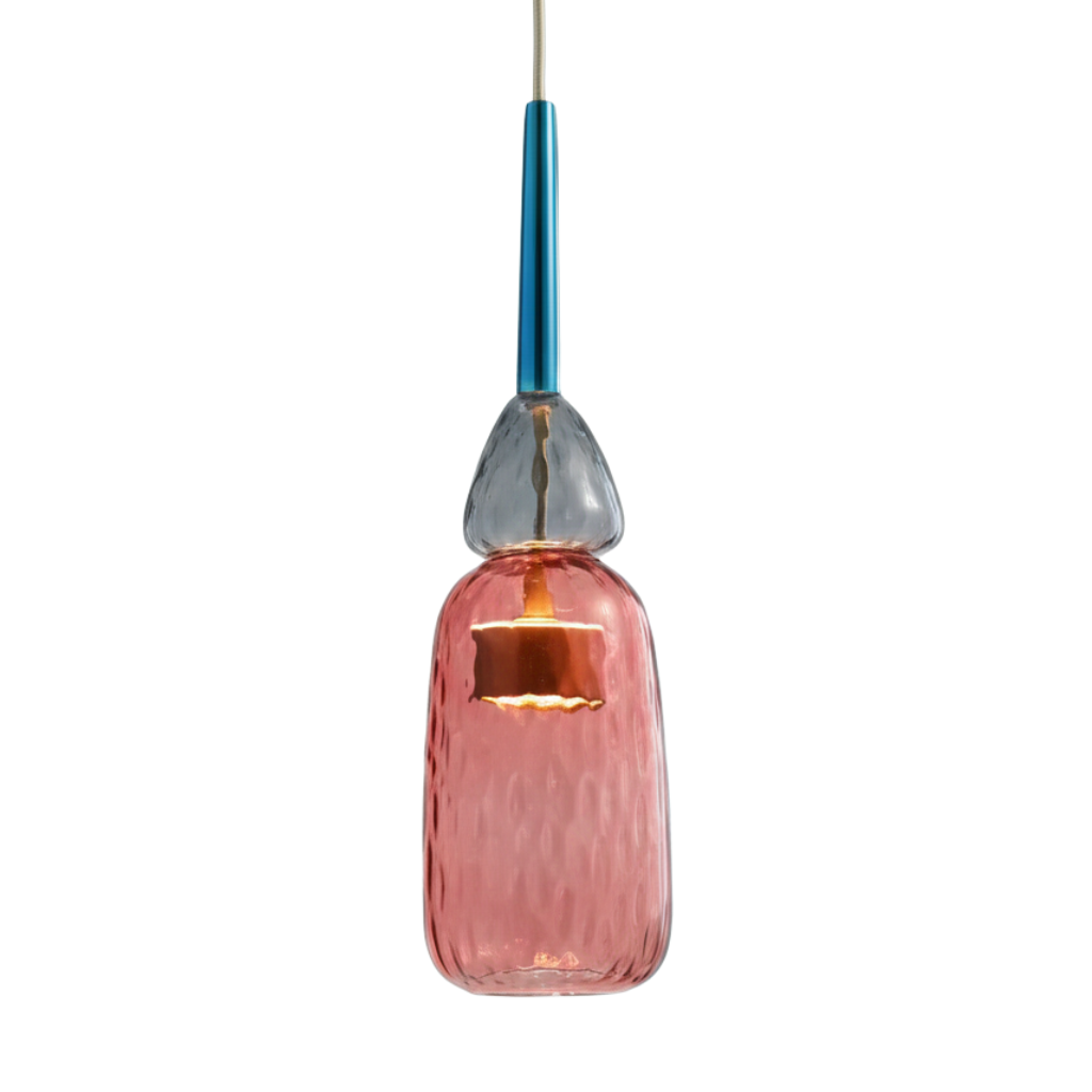 Glazen Hanglamp Met Moderne Vorm En Sfeervolle Scandinavische Afwerking