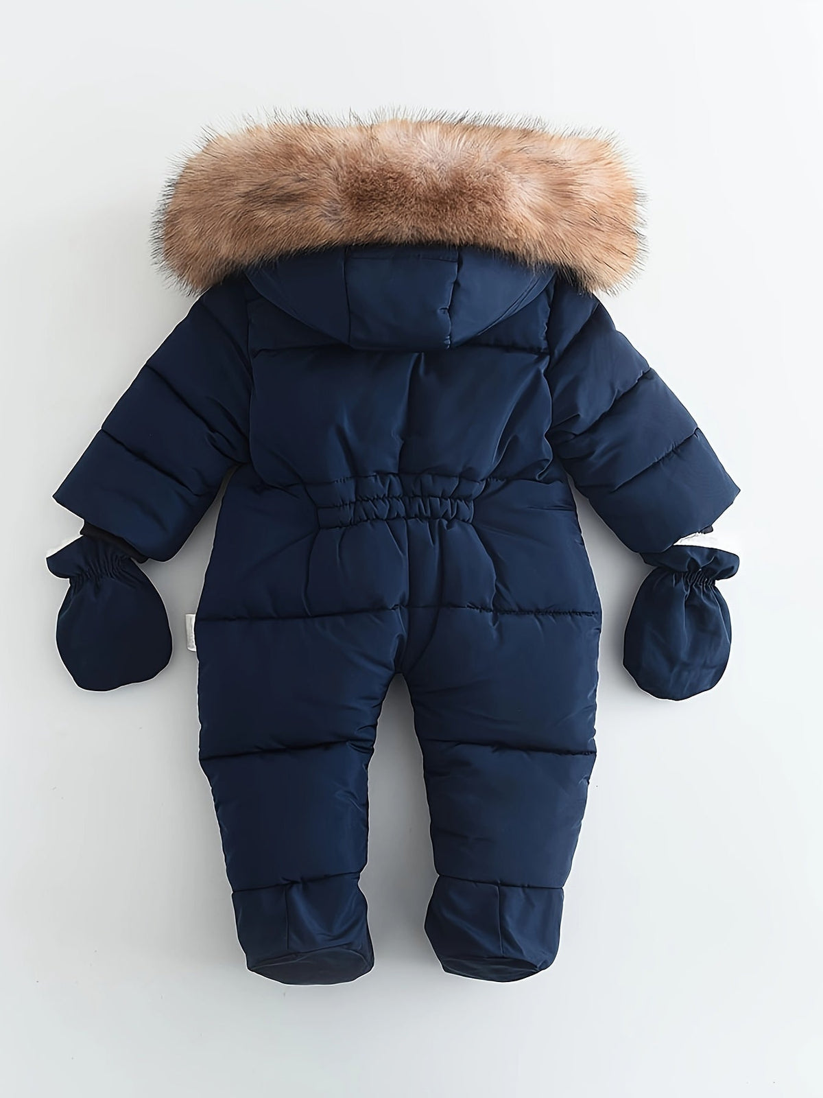 Baby Winteroverall Met Capuchon En Zachte Voering