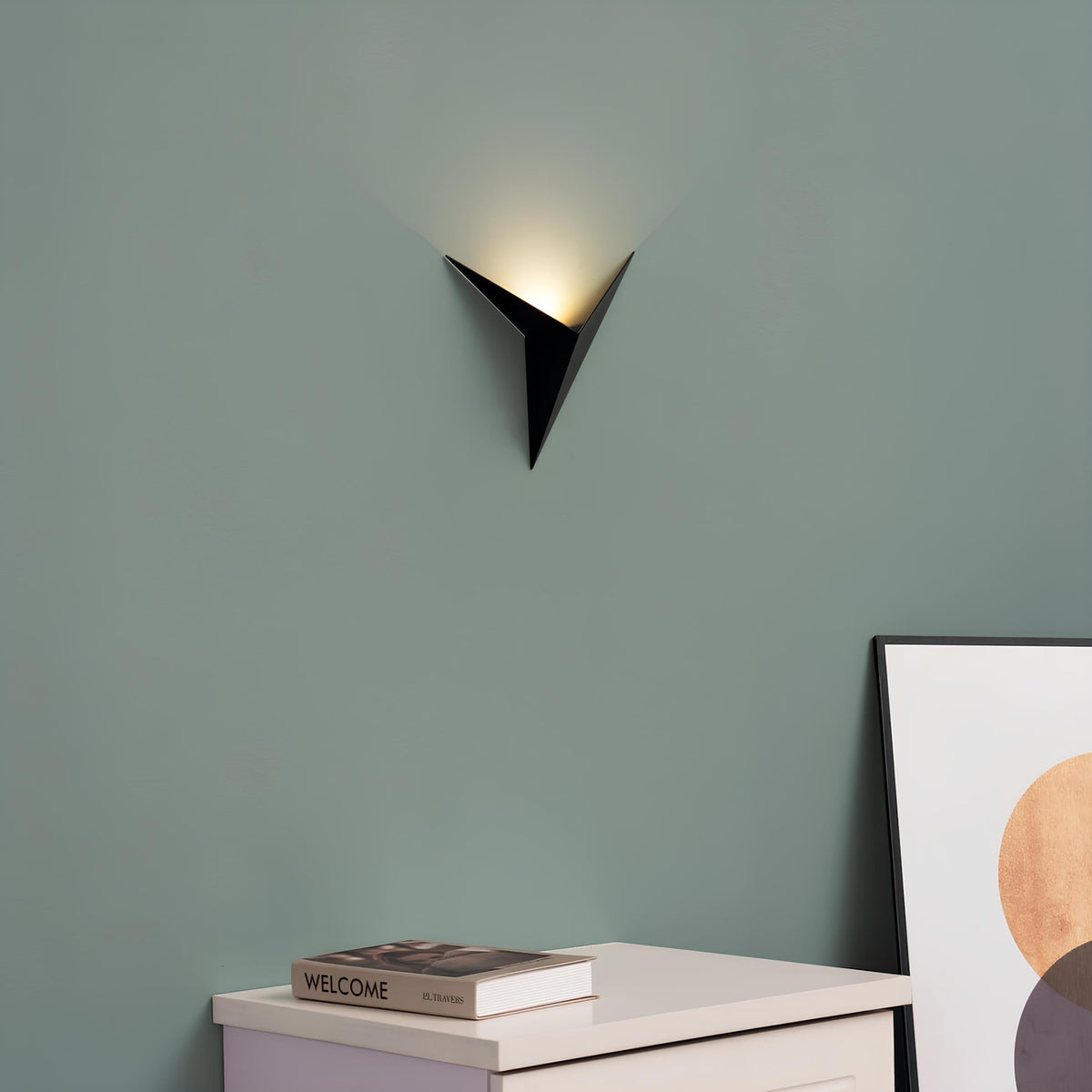 Geometrische Wandlamp Met LED Verlichting Voor Een Moderne En Stijlvolle Uitstraling