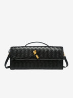 Geweven Crossbody Tas Met Tijdloos Vlechtwerk En Compact Ontwerp