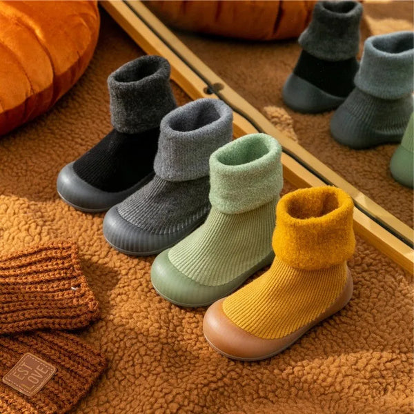 Babysok Schoenen Met Grip Voor Warme Voeten En Veilige Eerste Stappen