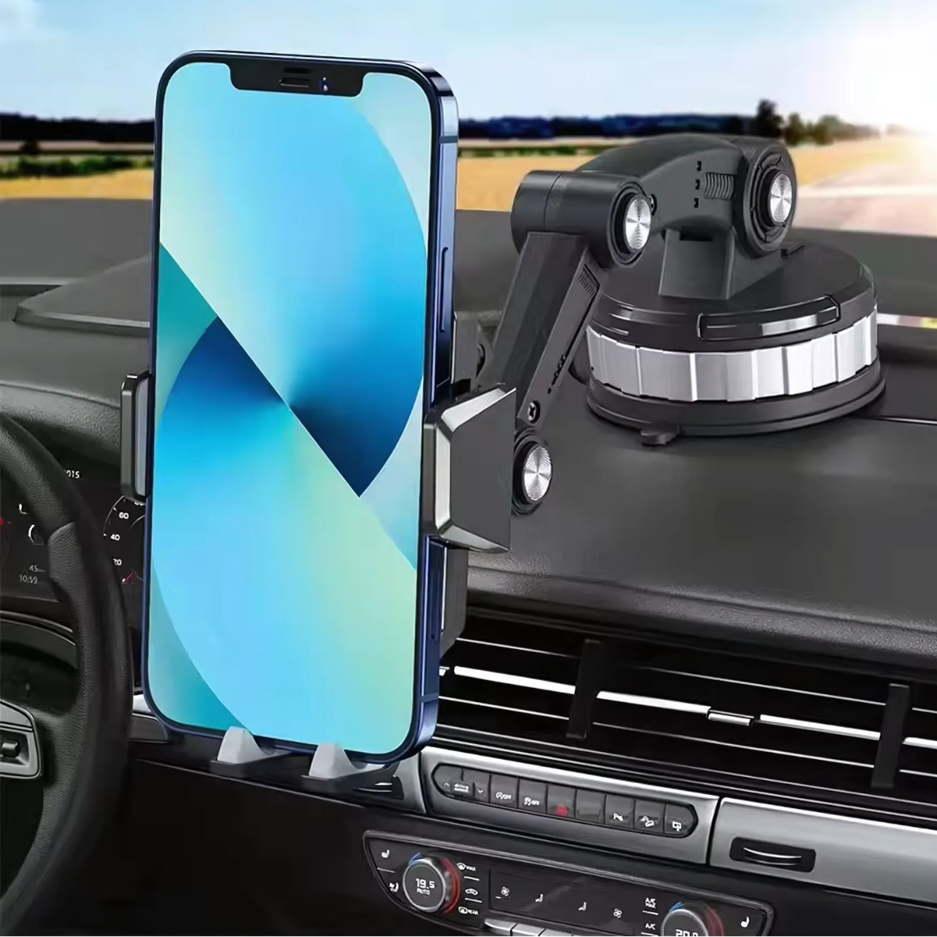Universele Telefoonhouder voor Auto met 360° Rotatie en Sterke Zuignap