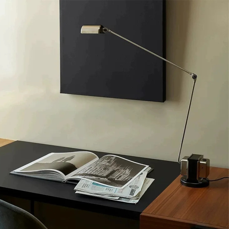 Bureaulamp met Verstelbare Arm en Gerichte Dimbare LED‑Werkverlichting