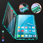 Magnetisch Telefoonhoesje met Gehard Glas voor Samsung Smartphones