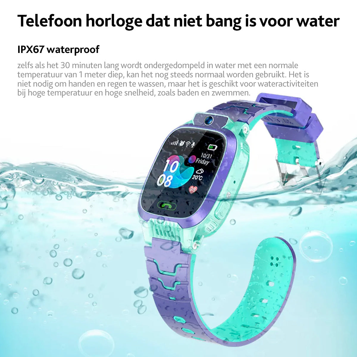Smartwatch Voor Kinderen Met Veiligheidsfuncties