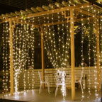 LED‑Lichtgordijn met Warm Gloed en Flexibele Binnen‑ en Buitenverlichting