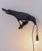 Decoratieve Kraaienlamp met Warm Licht en Kunstharsconstructie