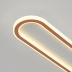 Plafondlamp met Ovale Vorm en Dimbare Lichtstanden