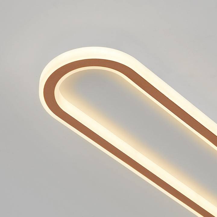 Plafondlamp met Ovale Vorm en Dimbare Lichtstanden