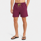 Heren Beachshort met Sneldrogende Stof en Verstelbaar Trekkoord