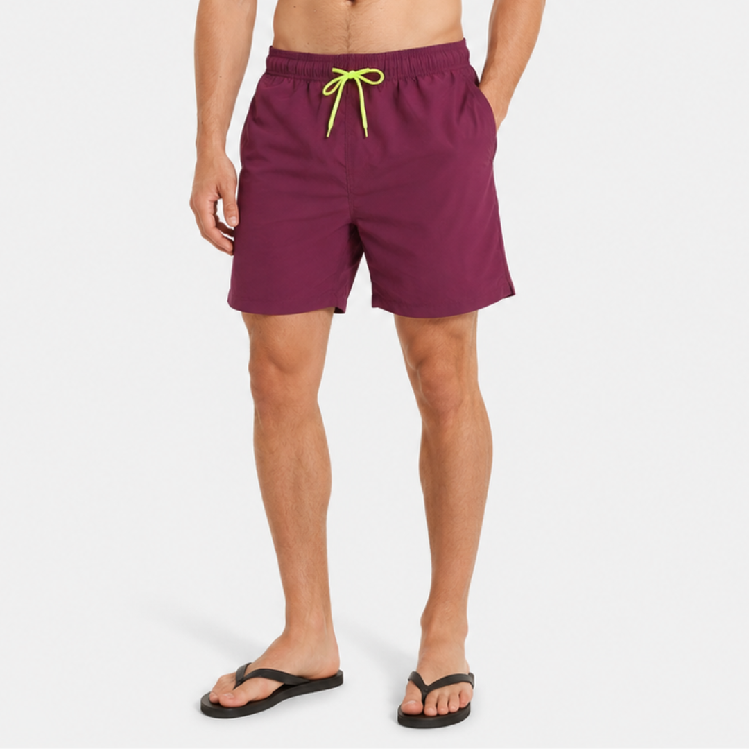 Heren Beachshort met Sneldrogende Stof en Verstelbaar Trekkoord