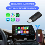 Draadloze CarPlay- en Android Auto-adapter met USB-aansluiting