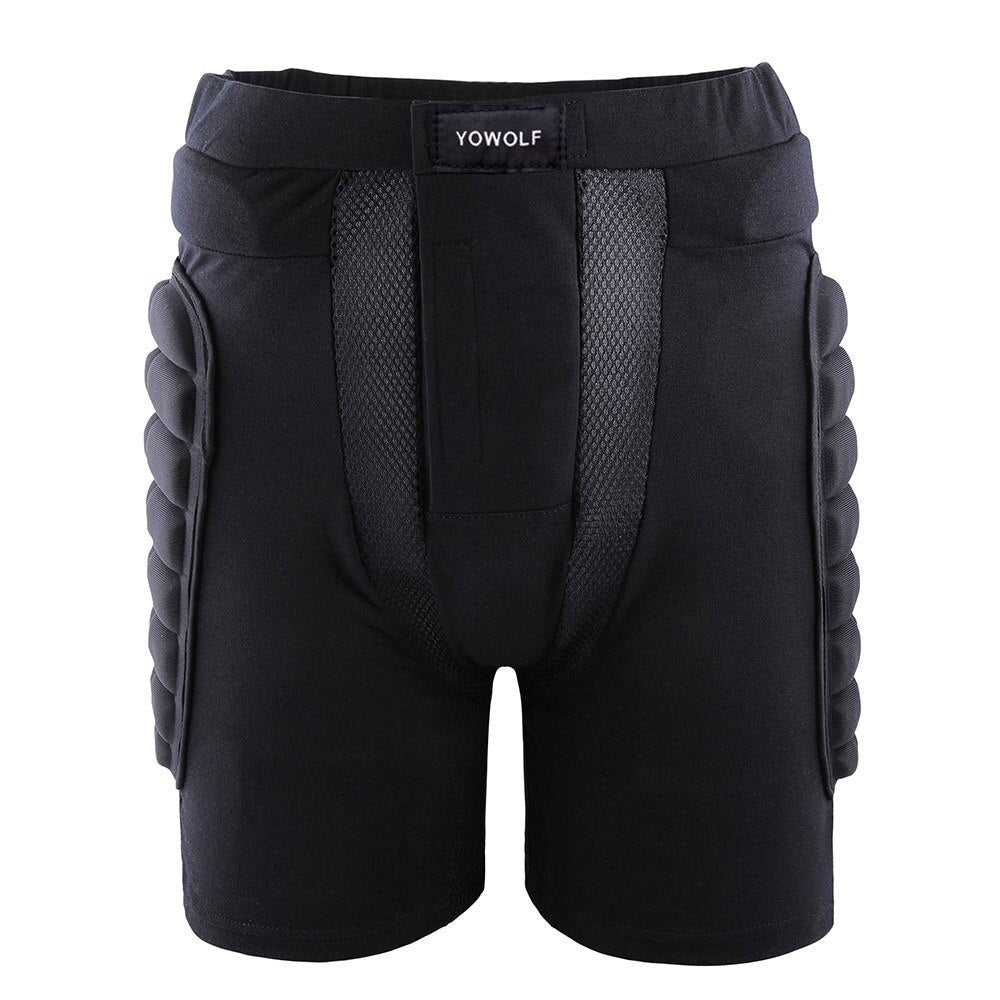 Uniseks Gewatteerde Beschermshort voor Snowboarden en Extreemsport