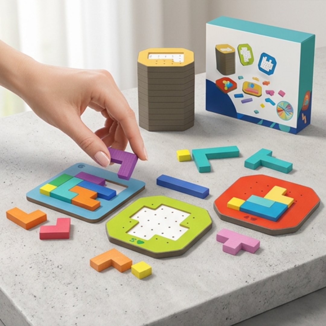 Logica Puzzelspel Met 108 Onderdelen Voor Creatief Denkplezier