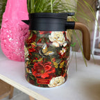 Geïsoleerde Theepot met Drukmechanisme voor Puur Schenken
