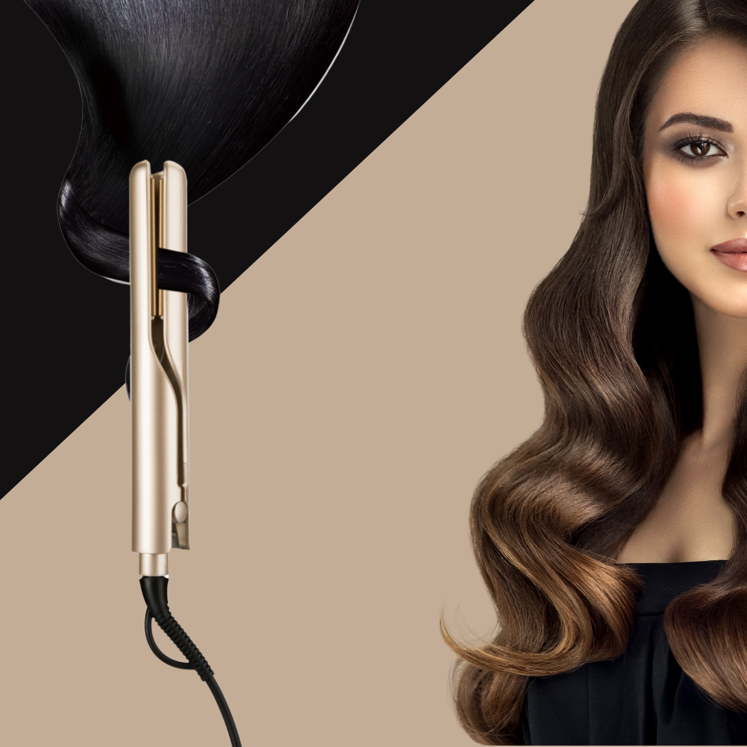 2-In-1 Haarstyler Voor Glad Haar En Zachte Krullen