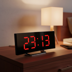 Digitale Wekker met Groot LED Display en Automatische Dimbare Verlichting