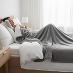 Elektrische Fleece Deken met Instelbare Warmte en Zachte Comfortstructuur