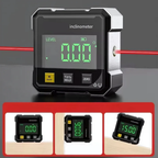 Digitale Hellingsmeter met Laser en Magnetische Zijden voor Nauwkeurige Metingen