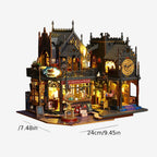 3D Houten Puzzelhuis Met LED Verlichting Voor Creatief Bouwplezier