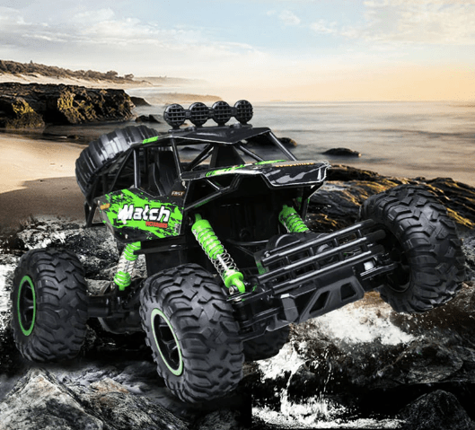 RC Monstertruck met 4x4 Aandrijving en Robuust Ontwerp voor Offroad Avontuur