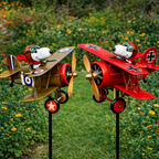 Speelse Tuinwinddecoratie met Draaiende Beweging