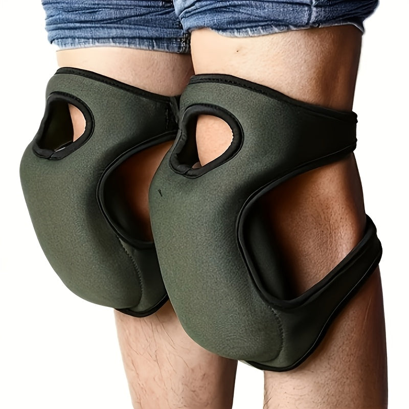 Ergonomische Kniebeschermer Met Verstelbare Sluiting En Schokdempende Polstering