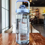 Waterfles Met Tijdmarkering En Drinktuit Voor Dagelijks Hydratiegebruik