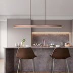 Lineaire Metalen LED Hanglamp Met Acrylkap
