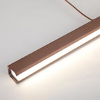 Lineaire Metalen LED Hanglamp Met Acrylkap