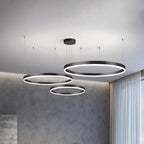 Ringhanglamp met LED‑Lichtverdeling en Verstelbare Ophanging