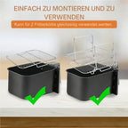 RVS airfryerrek met drie lagen