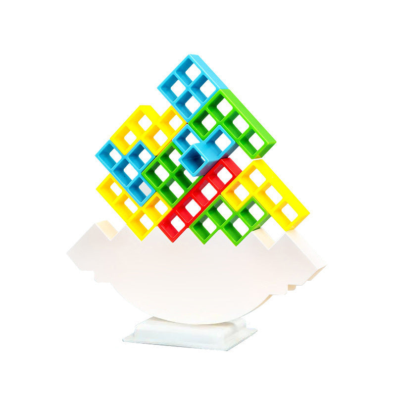 Magnetisch Evenwichtsspel met Kleurrijk Tetris Ontwerp