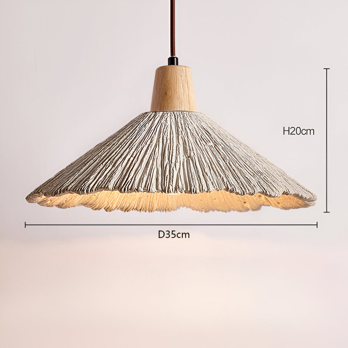 Cement Hanglamp Met Wabi‑Sabi Textuur En Zachte Lichtspreiding Voor Moderne Ruimtes