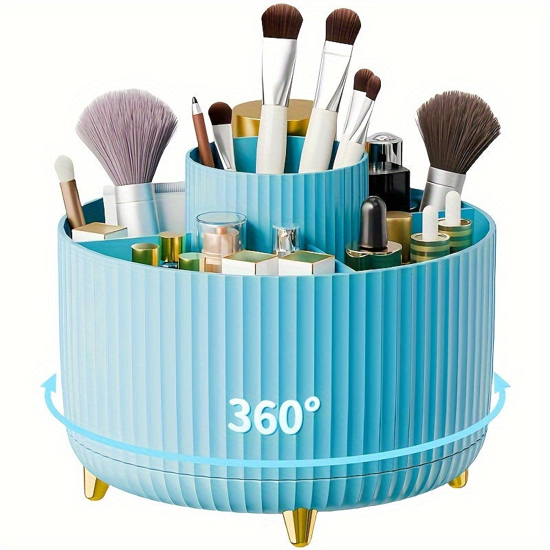 Draaibare Make-Up Organizer Met 5 Opbergvakken Voor Een Overzichtelijke Beautyroutine