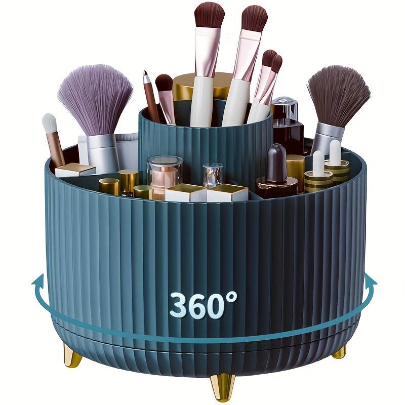 Draaibare Make-Up Organizer Met 5 Opbergvakken Voor Een Overzichtelijke Beautyroutine