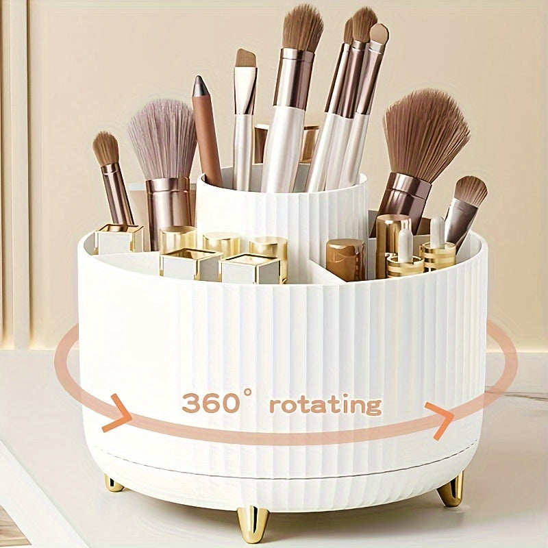 Draaibare Make-Up Organizer Met 5 Opbergvakken Voor Een Overzichtelijke Beautyroutine