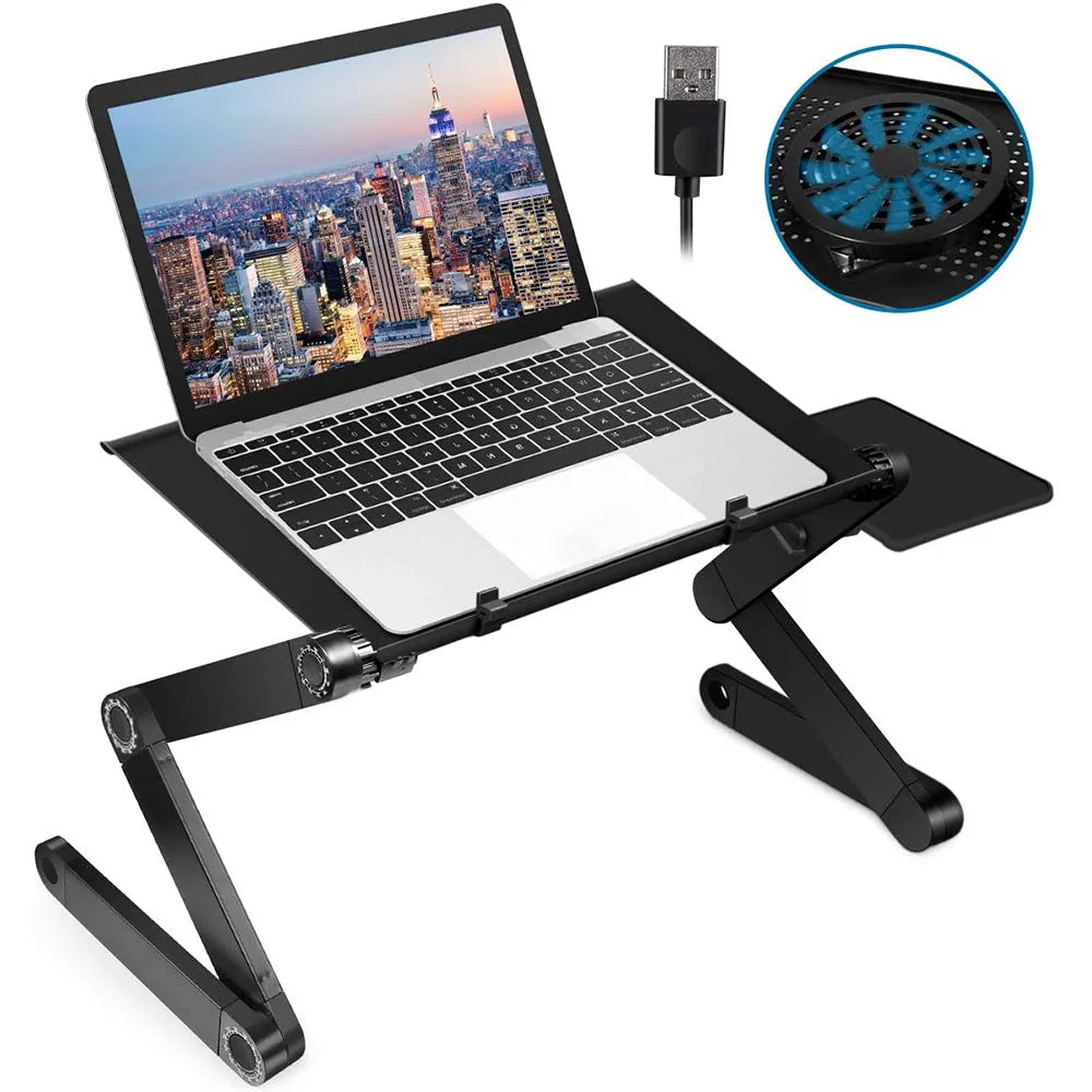 Ergonomische Laptopstandaard met 360° Verstelling voor Comfortabel Werkgebruik