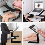 Ergonomische Laptopstandaard met 360° Verstelling voor Comfortabel Werkgebruik