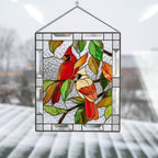 Acryl Wanddecoratie Met Lichtreflectie En Metalen Ophanging
