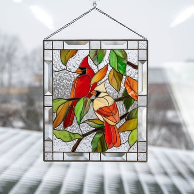 Acryl Wanddecoratie Met Lichtreflectie En Metalen Ophanging