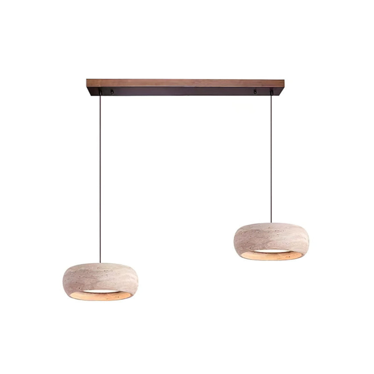 Travertin Hanglamp Met Slank Profiel En Dimbare Lichtkleuren Voor Moderne Ruimtes
