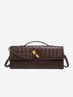 Geweven Crossbody Tas Met Tijdloos Vlechtwerk En Compact Ontwerp