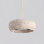 Travertin Hanglamp Met Slank Profiel En Dimbare Lichtkleuren Voor Moderne Ruimtes